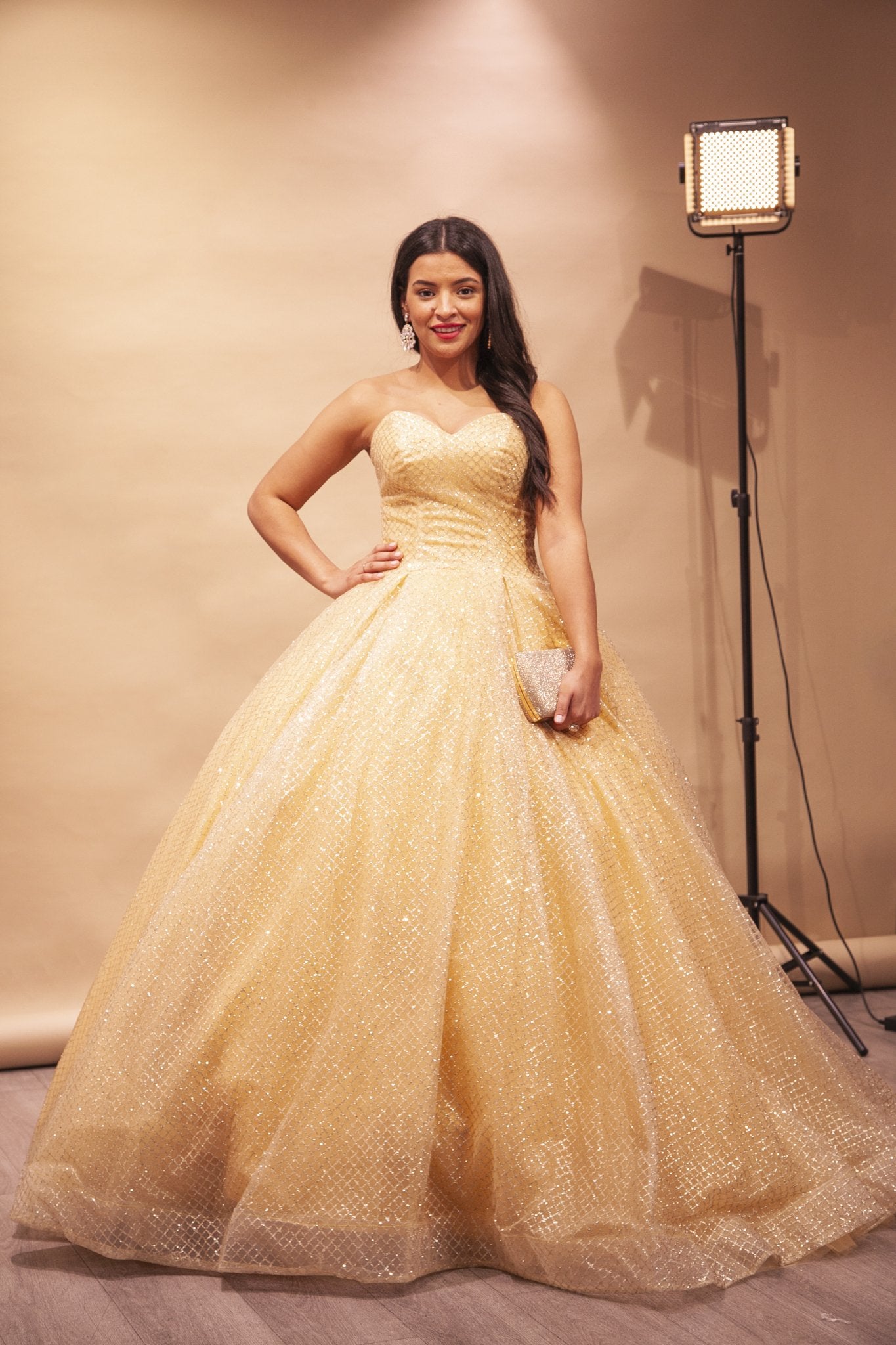 Robe CENDRILLON Doré