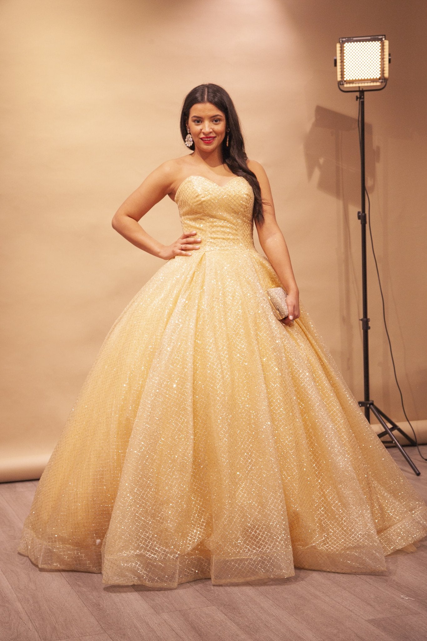 Robe CENDRILLON Doré