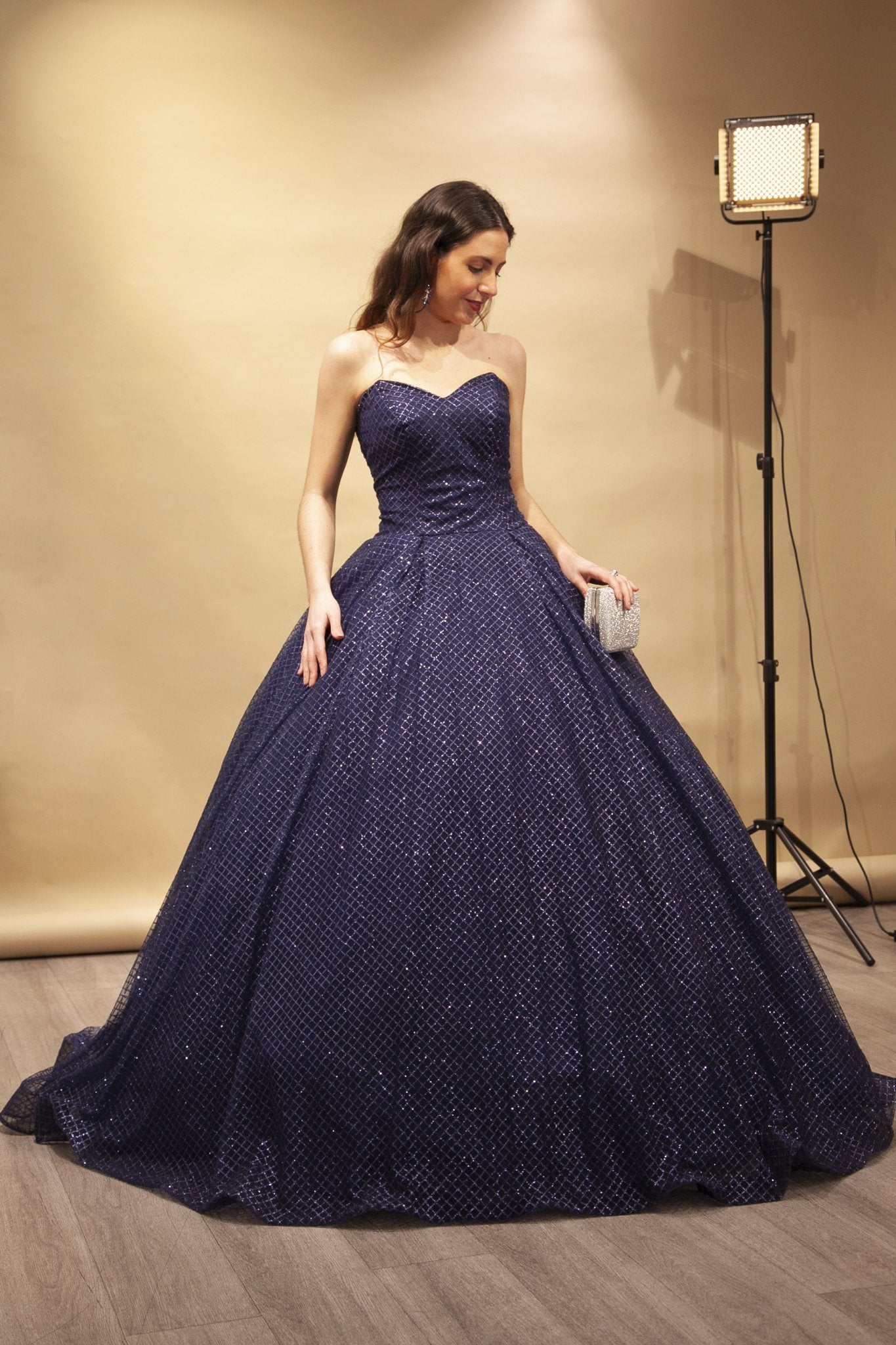 Robe CENDRILLON Bleu Argent