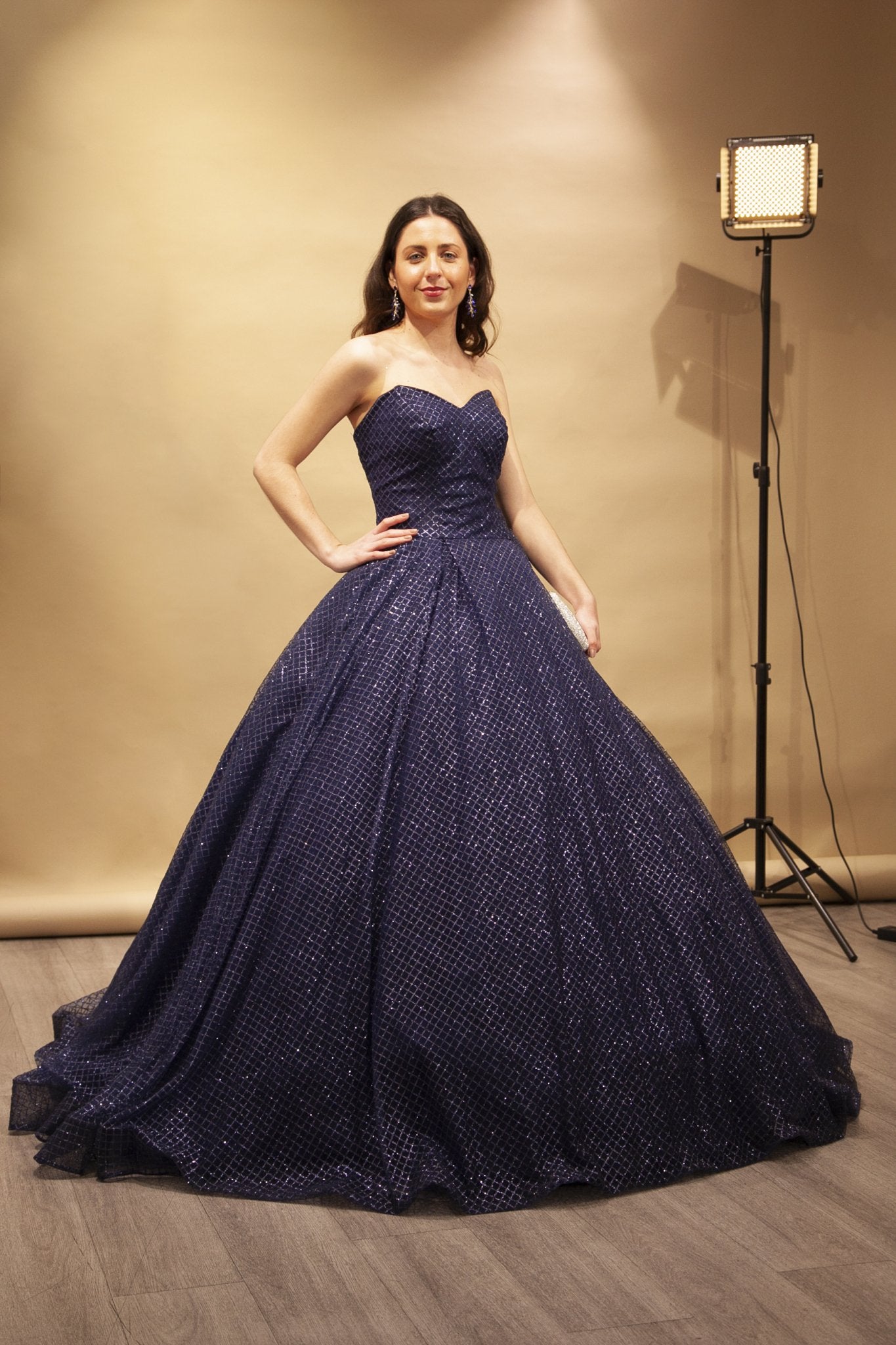 Robe CENDRILLON Bleu Argent