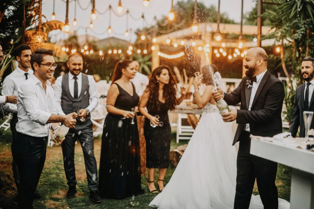 tenue de mariage réussie